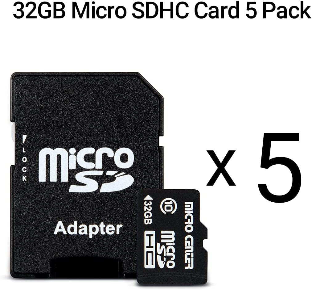 32GB Class 10 Microsdhc Flash Memory Card with Adapter for Mobile Device Storage Phone, Tablet, Drone & Full HD Video Recording - 80Mb/S UHS - I, C10, U1 (5 Pack) - Byte & Boltdce38bd2 - cb82 - 499a - 9da9 - 0aab11d2b22b31305688484632Gb - 5 Pack32GB Class 10 Microsdhc Flash Memory Card with Adapter for Mobile Device Storage Phone, Tablet, Drone & Full HD Video Recording - 80Mb/S UHS - I, C10, U1 (5 Pack)