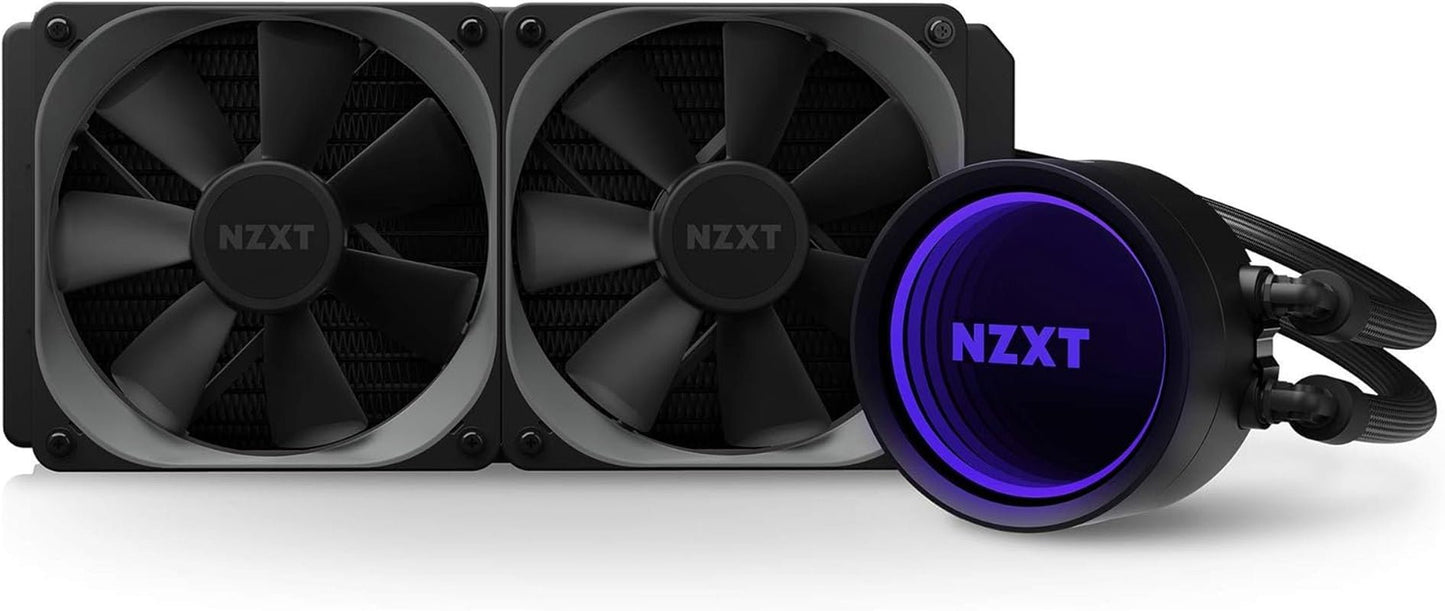 Kraken X53 240Mm - RL - KRX53 - 01 - AIO RGB CPU Liquid Cooler - Rotating Infinity Mirror Design - Improved Pump - Powered by CAM V4 - RGB Connector - Aer P 120Mm Radiator Fans (2 Included), Black, X Gen 3 - Byte & Bolt042ea5a5 - 57fd - 4a5f - 8ae0 - 2ed39b5ea930726084391796Kraken X53 240Mm - RL - KRX53 - 01 - AIO RGB CPU Liquid Cooler - Rotating Infinity Mirror Design - Improved Pump - Powered by CAM V4 - RGB Connector - Aer P 120Mm Radiator Fans (2 Included), Black, X Gen 3