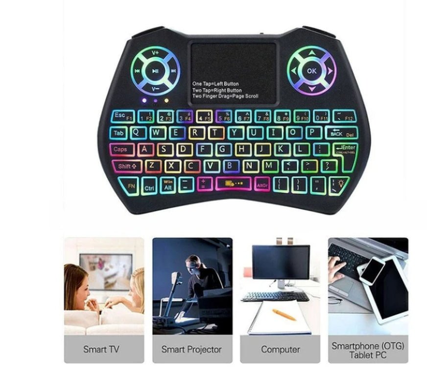 Mini Wireless Keyboard Flying Mouse Keyboard Supports Multi - Language Keyboard - Byte & Bolt6f26e860 - b157 - 47e4 - a455 - 829f91079ab8313029864806BlackUsbMini Wireless Keyboard Flying Mouse Keyboard Supports Multi - Language Keyboard