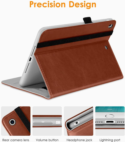 for Ipad Mini 1 2 3 Case, Premium Leather Folio Stand Cover Case with Multi - Angle Viewing and Auto Wake - Sleep Function, Front Pocket for Ipad Mini 1/Mini 2/Mini 3 - Brown - Byte & Bolt7a2976ca - 83a9 - 4e02 - ab94 - d8ad90d7819d313110116159Brownfor Ipad Mini 1 2 3 Case, Premium Leather Folio Stand Cover Case with Multi - Angle Viewing and Auto Wake - Sleep Function, Front Pocket for Ipad Mini 1/Mini 2/Mini 3 - Brown