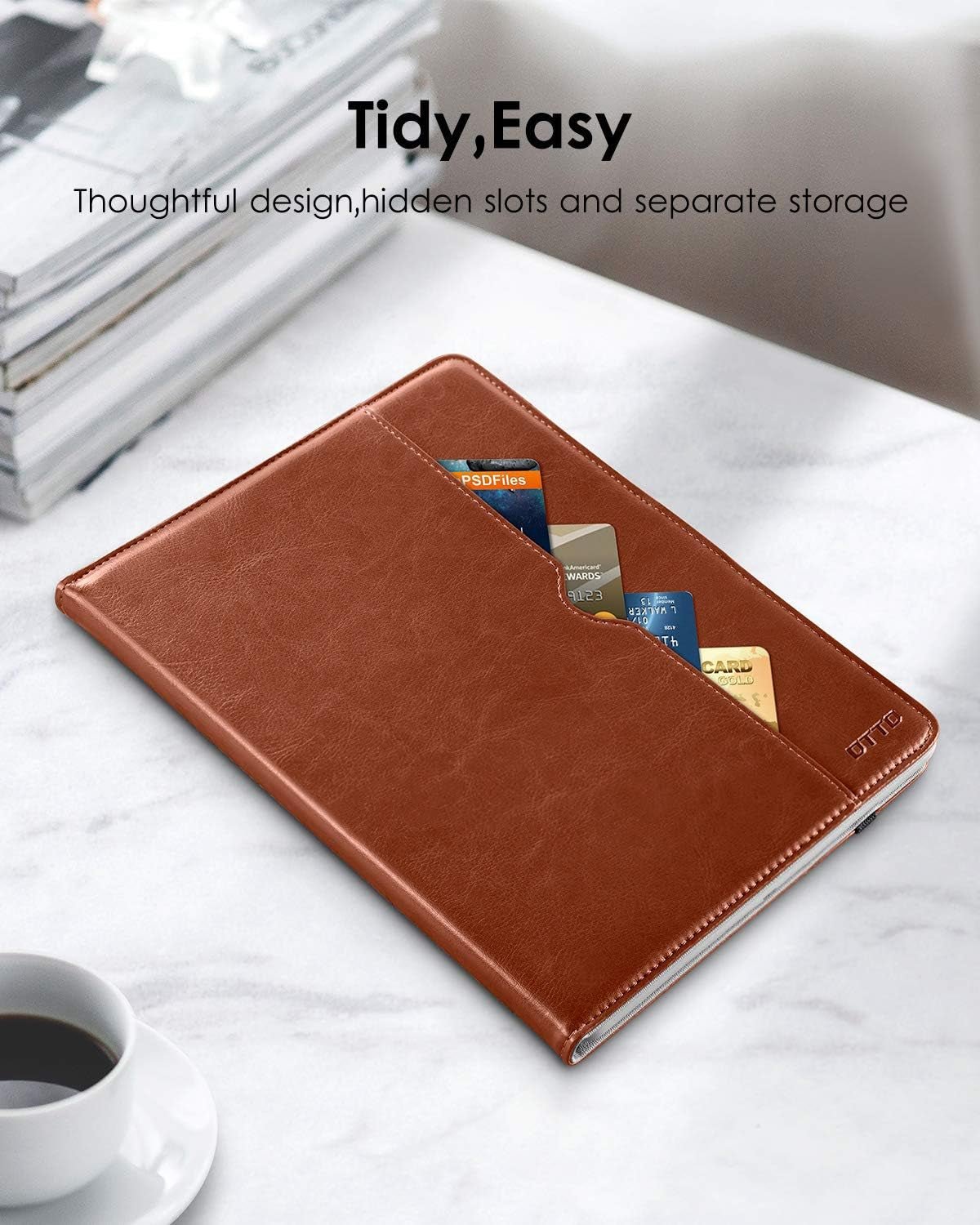 for Ipad Mini 1 2 3 Case, Premium Leather Folio Stand Cover Case with Multi - Angle Viewing and Auto Wake - Sleep Function, Front Pocket for Ipad Mini 1/Mini 2/Mini 3 - Brown - Byte & Bolt7a2976ca - 83a9 - 4e02 - ab94 - d8ad90d7819d313110116159Brownfor Ipad Mini 1 2 3 Case, Premium Leather Folio Stand Cover Case with Multi - Angle Viewing and Auto Wake - Sleep Function, Front Pocket for Ipad Mini 1/Mini 2/Mini 3 - Brown