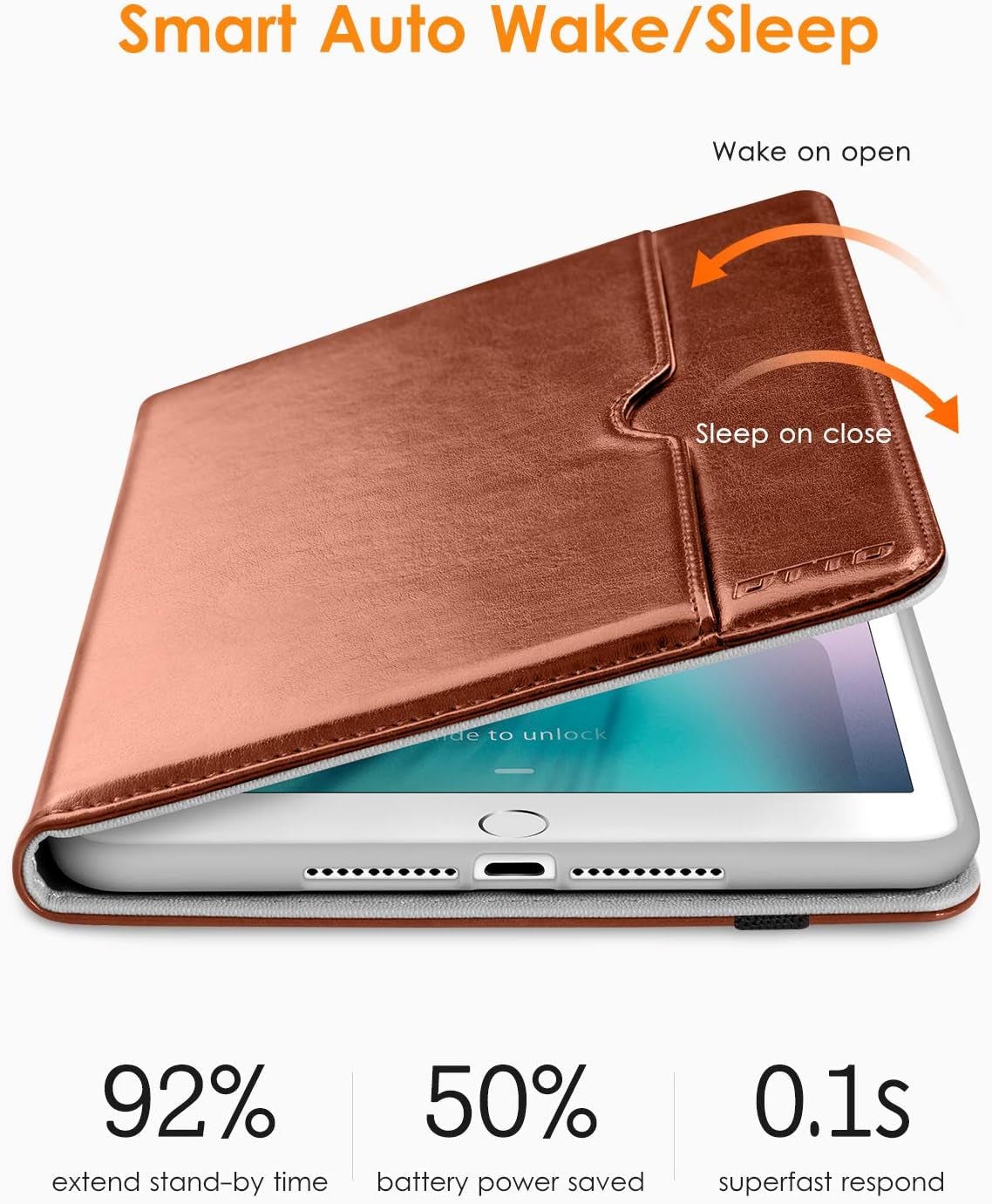 for Ipad Mini 1 2 3 Case, Premium Leather Folio Stand Cover Case with Multi - Angle Viewing and Auto Wake - Sleep Function, Front Pocket for Ipad Mini 1/Mini 2/Mini 3 - Brown - Byte & Bolt7a2976ca - 83a9 - 4e02 - ab94 - d8ad90d7819d313110116159Brownfor Ipad Mini 1 2 3 Case, Premium Leather Folio Stand Cover Case with Multi - Angle Viewing and Auto Wake - Sleep Function, Front Pocket for Ipad Mini 1/Mini 2/Mini 3 - Brown